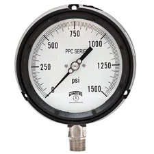PPC Series Phenolic Single Scale Process Pressure Gauge with Stainless Steel Int