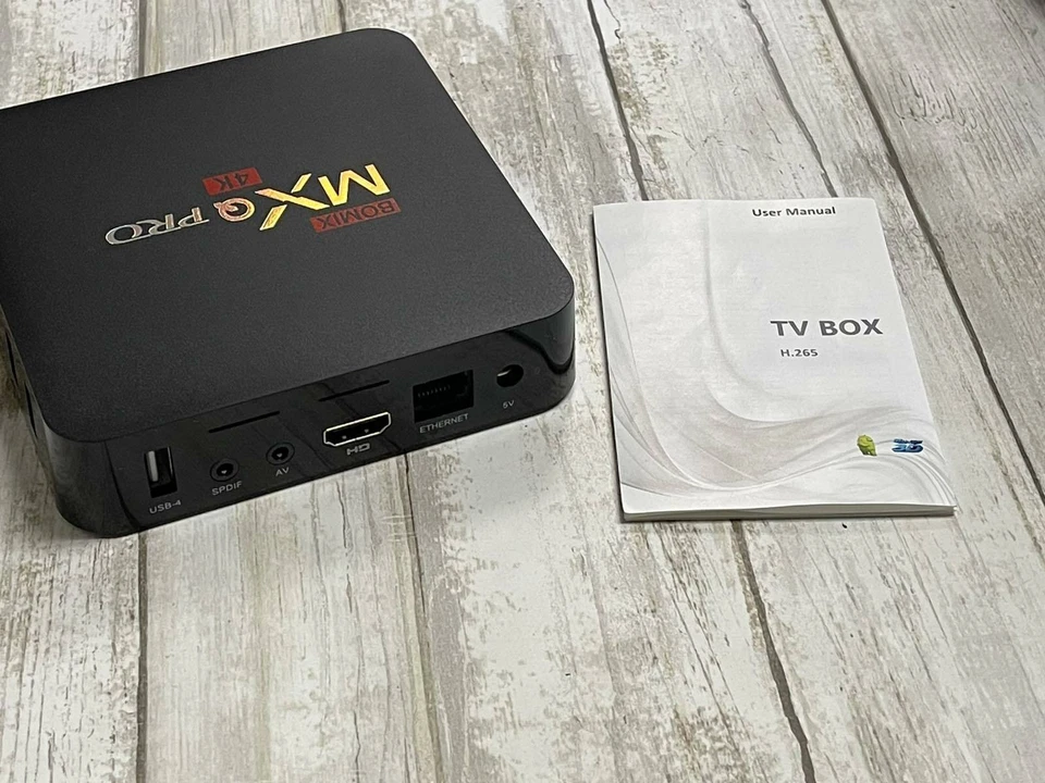 BOMIX Android TV BOX, MXQPRO 4K Smart TV Box Quad Core HDMI WIFI Foto 3 de 4