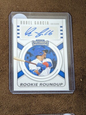 2020 CONTENDERS ROOKIE ROUNDUP AUTO ROBEL GARCIA CUBS
