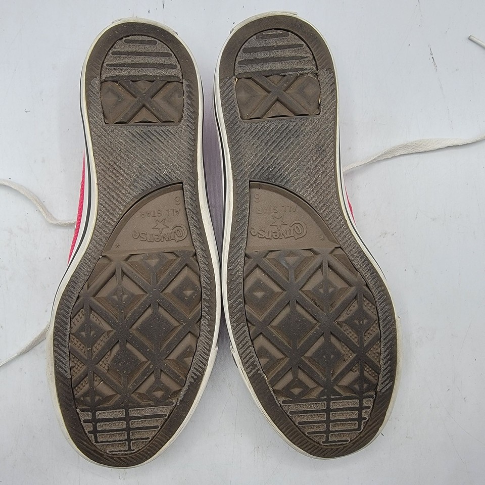 Converse Chuck Taylor All Star Womens 8 Raspberry Low Top Canvas Shoes ...