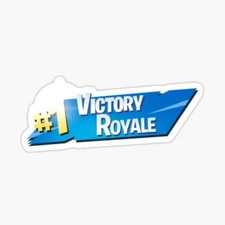 Fortnite Victory Royale Vinyl 3" Die Cut Sticker