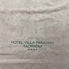 Hotel Villa Paradiso Taormina Sizilien Italien 30x60 Strandtuch weiß Lotus