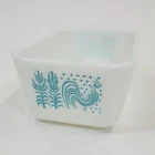 New ListingPyrex Amish Butterprint Turquoise Refrigerator Dish 0502 1.5 Pint No Lid Vintage