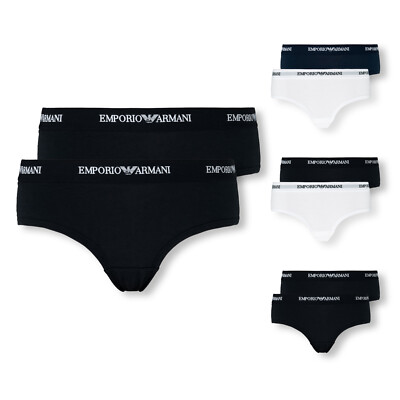 2er Pack EMPORIO ARMANI Cheeky Pants Essential Cotton Slips S M L XL Farbwahl