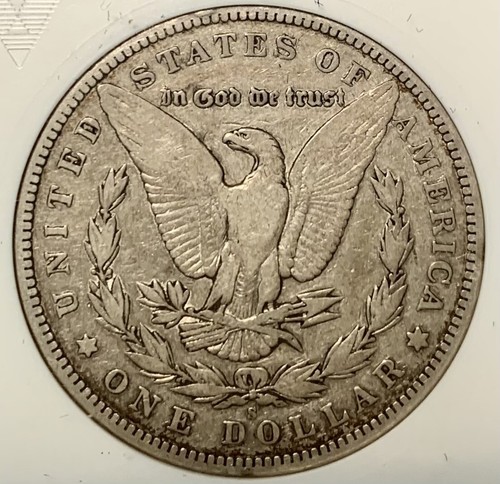 1896 S MORGAN DOLLAR ANACS F12 GREAT COLOR! - Picture 2 of 5
