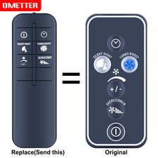 Remote Control For Rowenta Fan Turbo Silence ...