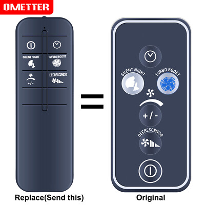 Remote Control For Rowenta Fan Turbo Silence Extreme VU5670 Series VU5670F2