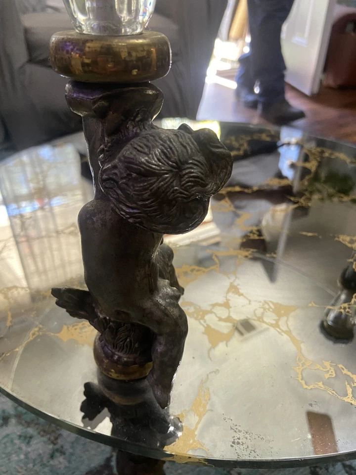 vintage Goran Of Belgium End table Set Of Two - Image 2 of 4