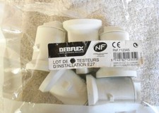 DEBFEX lot de 5 Testeurs d'installation E27 "Neuf"