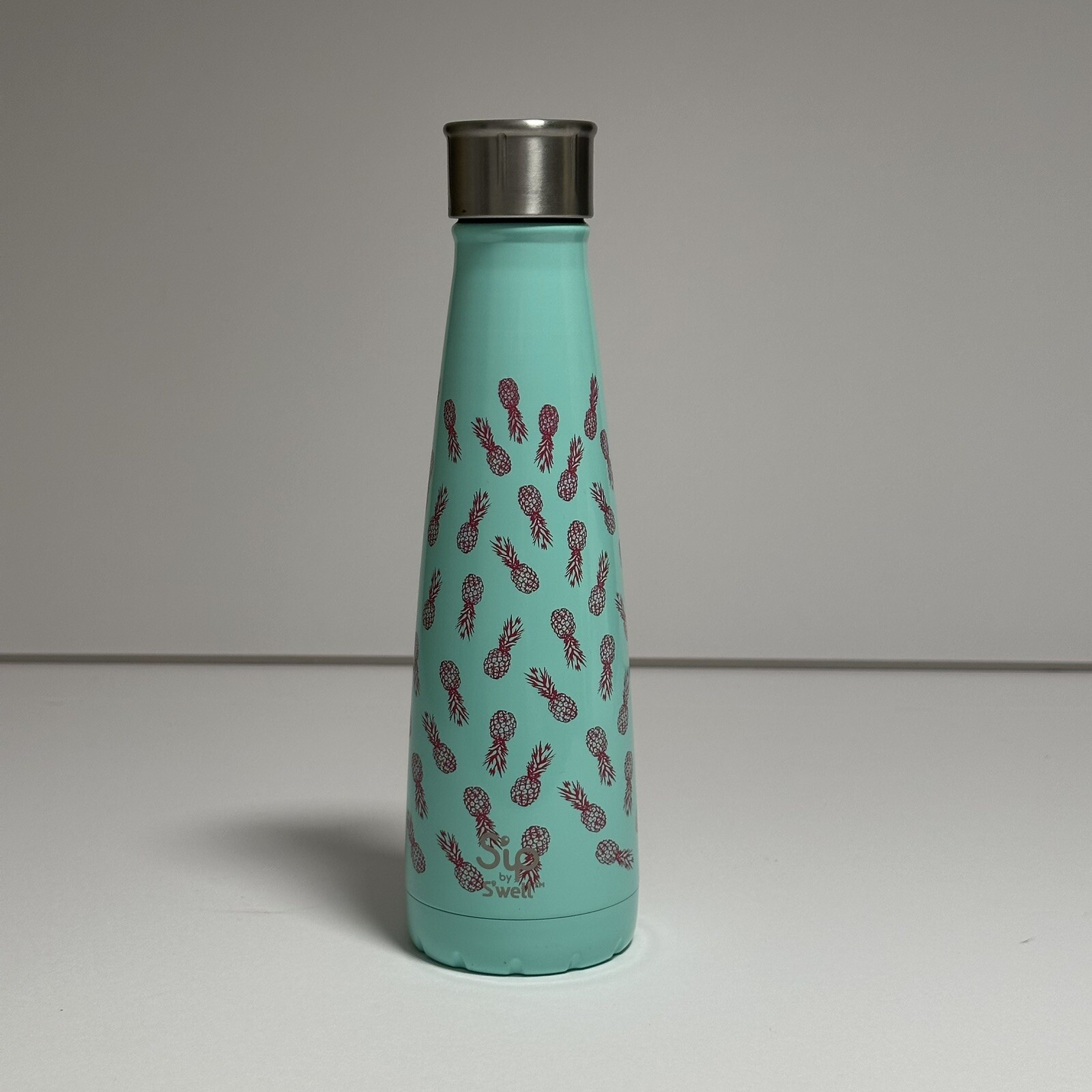 S'ip by S'well Stainless Steel Travel Tumbler Pineapple Turquoise Water Bottle