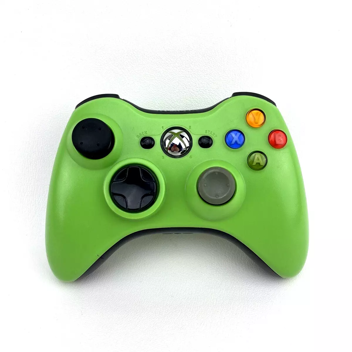 Microsoft Xbox 360 Wireless Controller Lime Green Rare Genuine OEM Tested  Works