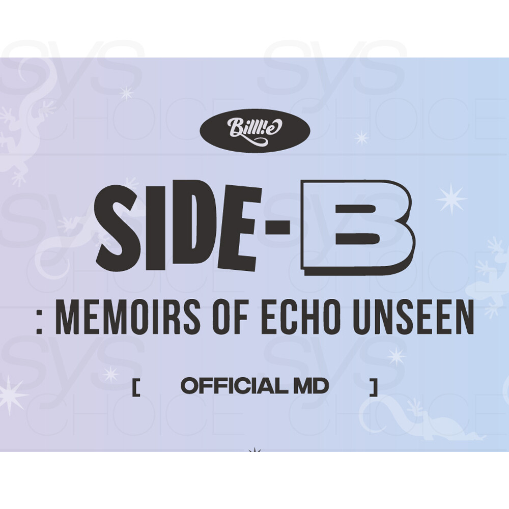 Billlie side-B : memoirs of echo unseen OFFICIAL MD + Tracking