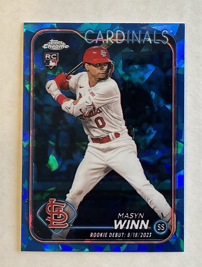 2024 Topps Chrome Update Sapphire Masyn Winn #USCS272 RC Rookie Cardinals