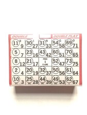 1 on Double Action Double Play Bingo Paper Ca...