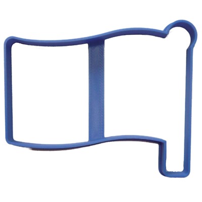 WAVING FLAG ON POLE OUTLINE PLACE OR AWARENESS COOKIE CUTTER MADE IN USA PR5006