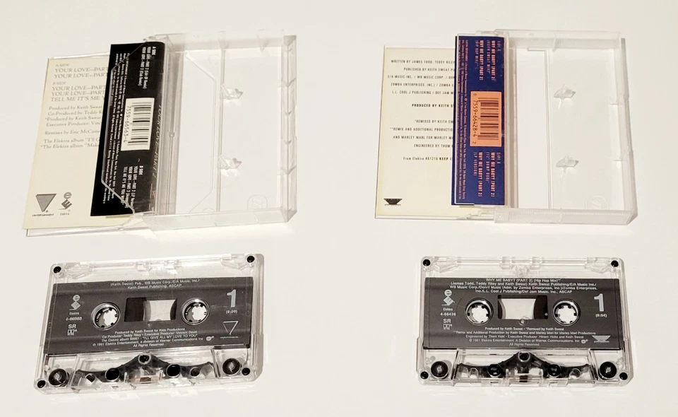 KEITH SWEAT Cassette Maxi Single YOUR LOVE PART 2 and WHY ME BABY - Elektra - Image 4 of 4