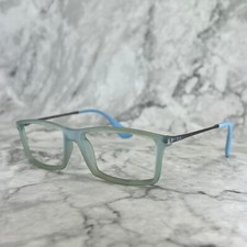 Ray-Ban RB7021 Matthew 5370 Eyeglasses Blue Rectangle Womens Frames 52-14-140