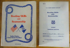 Boating Skills and Seamanship Paperback - US Coast Guard Auxiliary 1975 -Vintage