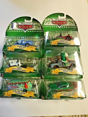 Mattel - Disney Pixar - ''CARS'' - Christmas Cars - Set of Six -(no sets on E-bay)