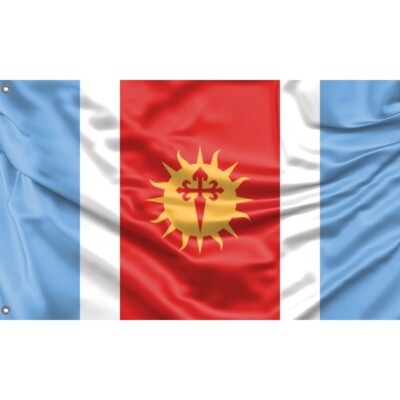 Santiago del Estero Flagge, einzigartiges Design, 3x5 Fuß / 90x150 cm Größe, EU Made