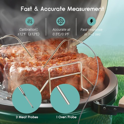 Wi-Fi & Bluetooth BBQ Smoker Temperature Controller with Automatic Smoker Fan, - Picture 14 of 21