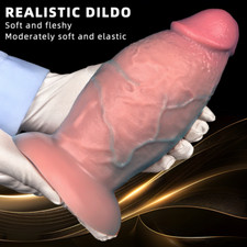 Huge Big Dildo Suction Cup Realistic Thick Penis Dong G-spot Sex Toy for Women