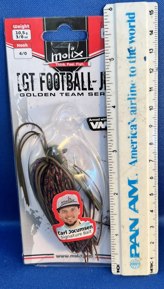 Señuelos Molix [GT Football-Jig] Carl Jocumsem (3/8 oz, gancho 4/0) - #FJ38-4/0-127 Foto 3 de 3