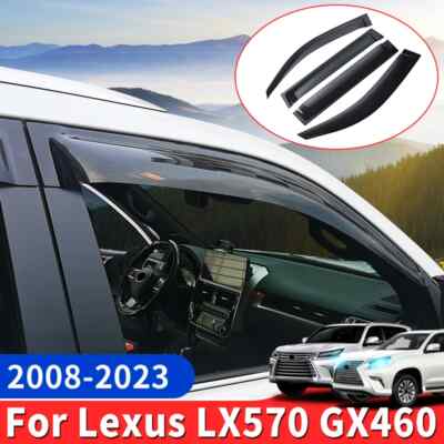 For Lexus LX570 GX460 Side Window Air-Guide Sleeve Wind Deflector Accessories