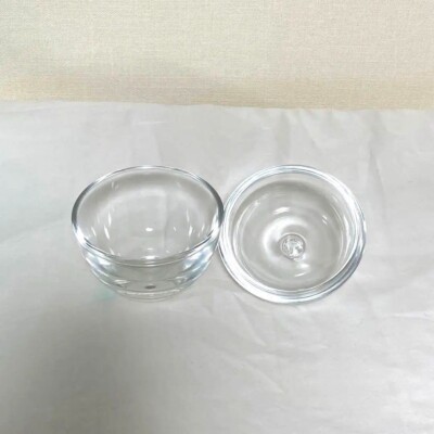 Tiffany&Co Brilliant Crystal Apple box 9.7cmx11.3cm Interior