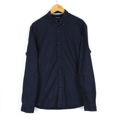 Chemise homme SCOTCH & SODA taille XL décontractée coupe régulière bleu coton... - Photo 1/4
