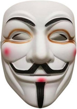 Vendetta Mask for Anonymous Cosplay Mask Hacker Halloween Party Costume