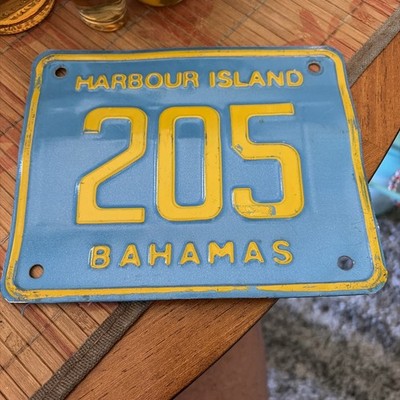 Harbour  Island, Bahamas Motorcycle License plate