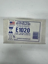 Intermatic E1020 In-Wall Time Switch 24 Hour Multiple Program Timer, Single Pole