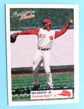 2003 FLEER DOUBLE HEADER KEN GRIFFEY JR #109 MINI BASE CINCINNATI REDS NM-MT