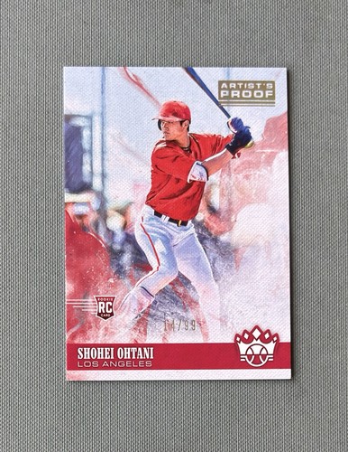 2018 Panini Diamond Kings Shohei Ohtani Artist's Proof Gold #145 Rookie RC  /99