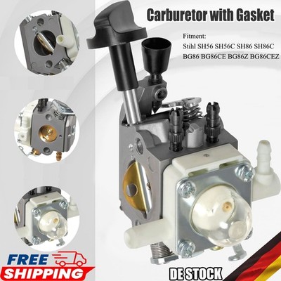 Vergaser für Stihl BG86 SH56 BG86Z ZAMA C1M-S261B Gebläsesauger 4241 120 0623