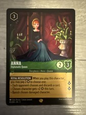 Anna - Diplomatic Queen 85/204 Shimmering Skies Cold Foil Disney Lorcana Card