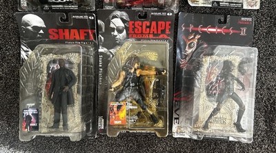 McFarlane Movie Maniacs Lot Of 6 The Thing Species Shaft