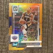 2022-23 Panini Donruss Optic Zion Williamson Orange /199 SP #181