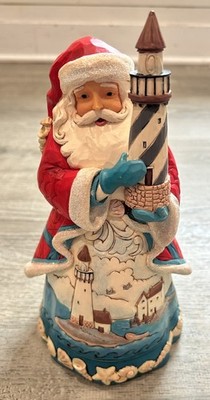 Jim Shore Heartwood Creek Santa Lighthouse Figurine 6004023 Holidays 10 