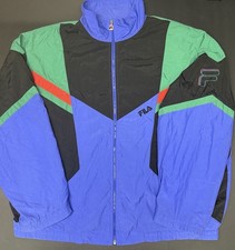 Vintage FILA Track Jacket - Full Zip - Sz 50 / XL - Colorblock
