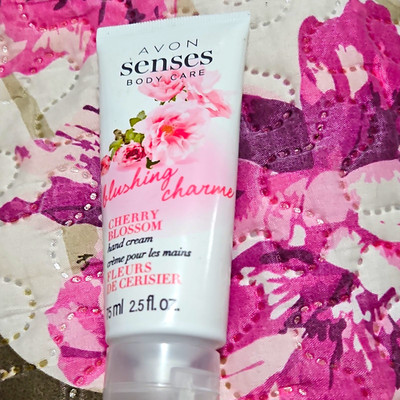 Avon Senses Body Care Blushing Charms Cherry Blossom Moisturizing Hand Cream