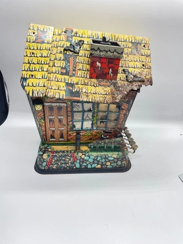 RARE Marx Battery Operated HOOTIN HOLLOW HAUNTED HOUSE for Parts **LOOK **