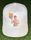 Vintage Julio Cesar Chavez Boxing Rope Leather Adjustable Hat White RARE