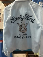 STUNNING Vintage Early Ford V8 Jacket Small Chain Stitch Coat Work Wear Scta