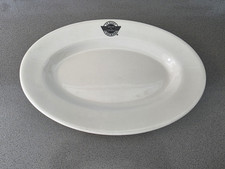 Plato ovalado Buffalo China Steak N Shake restaurante 9,5" 10 DISPONIBLE