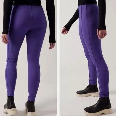 NWT Athleta Sz 6 Noble Blue Glacier Snow Skinny Pants Ski Winter Training