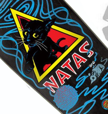 SANTA CRUZ Natas Kitten Skateboard Deck 9.89