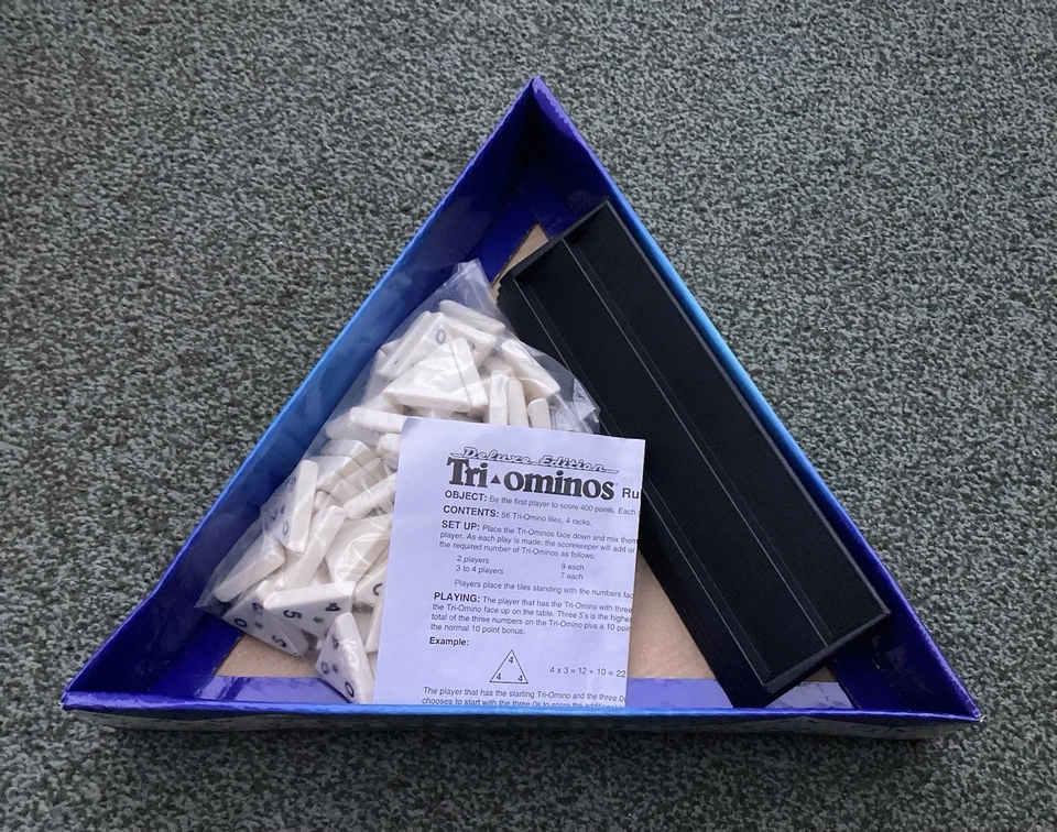 Tri-ominos Deluxe Edition The Classic Triangular Domino Game 100% Complete - Image 4 of 4