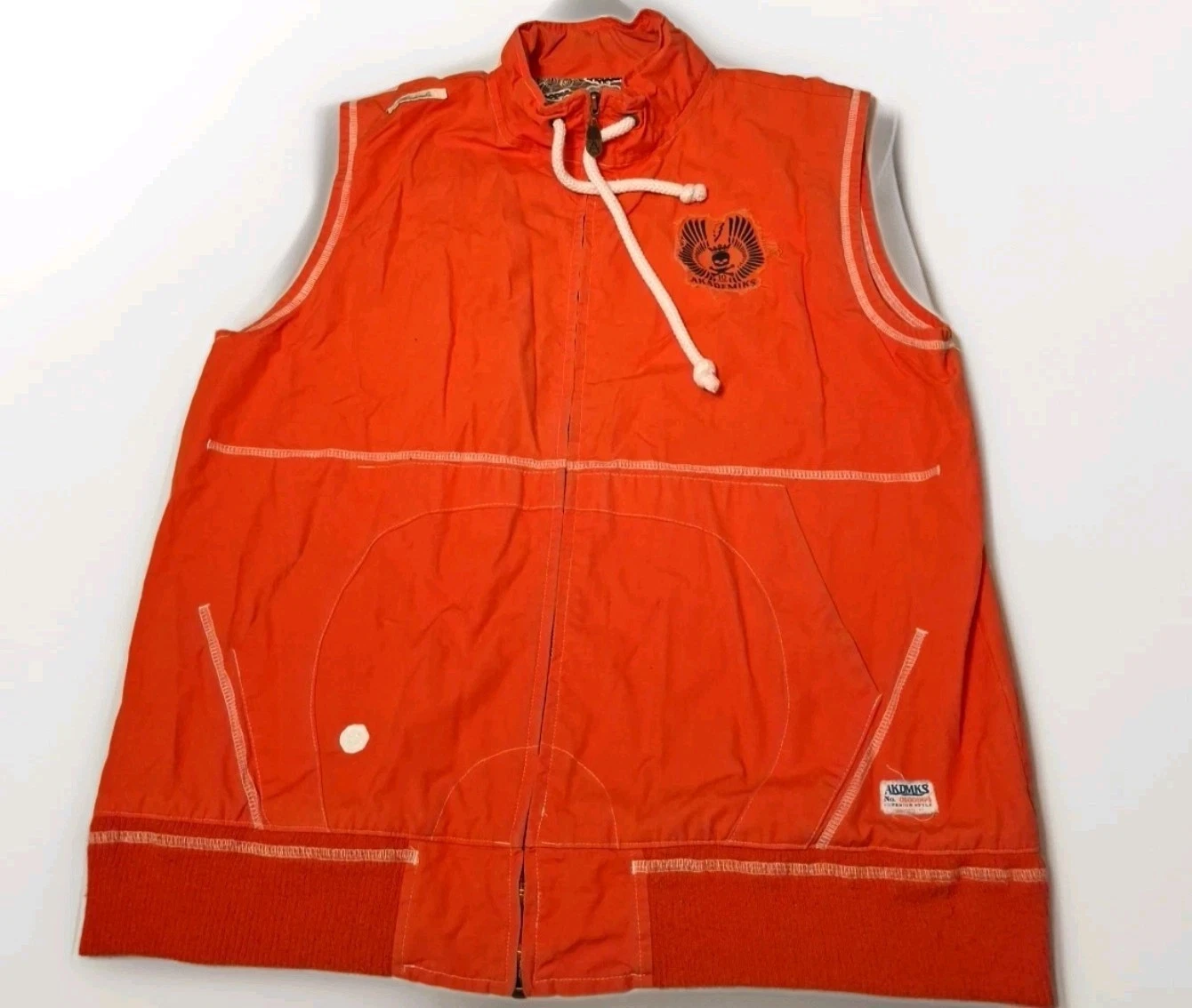 AKDMKS Sleeveless Orange Jacket XL For the Outdoors Fishing/ Hunting
